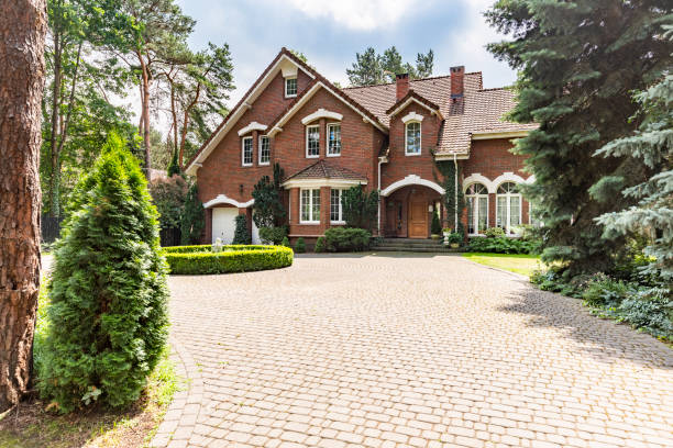 Residential Paver Driveway in Random Lake, WI